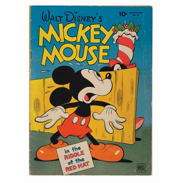 "Mickey Mouse in The Riddle of the Red Hat" Comic Book.