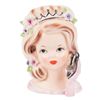 Image 3 : A 1960s Ceramic Cinderella Bust Planter.