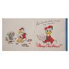 Image 4 : A 1940s Donald Duck Christmas Card.