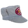 Image 2 : A Disneyland Railroad Maroon Patch Striped Hat.