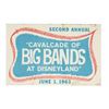 Image 1 : A "Cavalcade of Big Bands at Disneyland" Brochure.