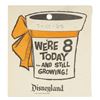 Image 1 : A Disneyland 8th Year Cast Member Paper Badge.