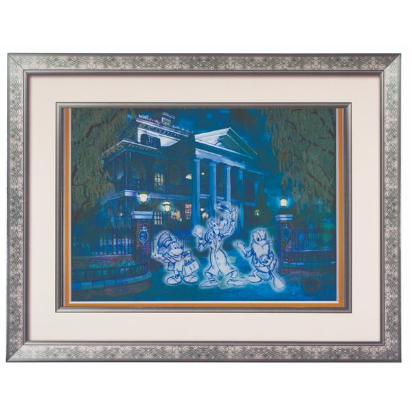 A Haunted Mansion Hidden Image Cel.