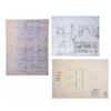Image 1 : A Haunted Mansion Movie Set Blueprint Collection.