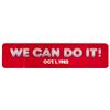 Image 1 : An EPCOT Center "We Can Do It!" Sticker.