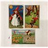 Image 2 : Halloween Holiday Greeting Postcards 9 Antique Cards