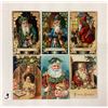 Image 1 : Santa Christmas Holiday Greeting Postcards 24 Large Image