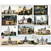 Image 1 : State Capital Illustrated Series Postcards 49 Postcards