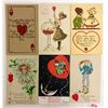 Image 1 : Valentine's Day Holiday Greeting Postcards 40+