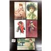 Image 1 : Ladies Greeting Postcards 40