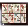 Image 2 : Dwig Zodiac Set 12 Months Postcards