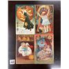 Image 1 : Halloween Holiday Greeting Postcards 8 Cards