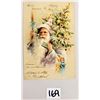 Image 1 : Novelty - Holiday Christmas Santa Hold To Light Postcard