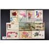 Image 2 : Birthday Holiday Greeting Postcards 30 - Many with Children