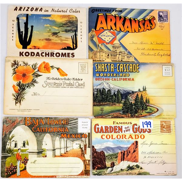 Box of Sorted Souvenir Folders 100+