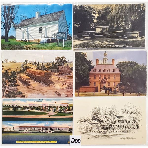 Virginia Approx. 400 Postcards