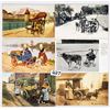 Image 1 : Animals - Dog Carts 16 Postcards