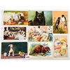 Image 2 : Group of 34 Early Animal Greeting Postcards