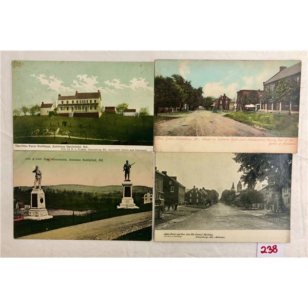 Civil War & Related 14 Postcards