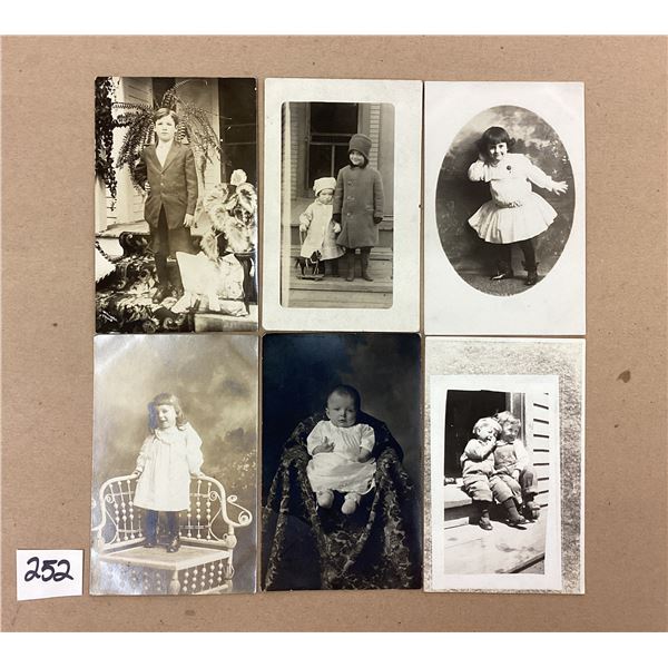 Real Photo Children Postcards 65+