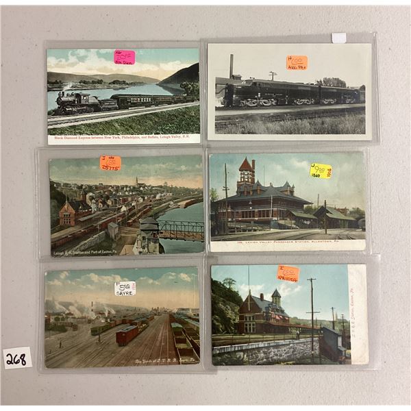 Lehigh Valley Railroad Postcards 25+