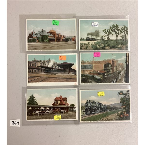 Detroit Publishing Railroad Train Postcards 50+