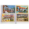 Image 1 : All 50 States Group ofLarge Letter Linen 51 Postcards