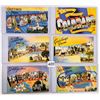 Image 2 : All 50 States Group ofLarge Letter Linen 51 Postcards