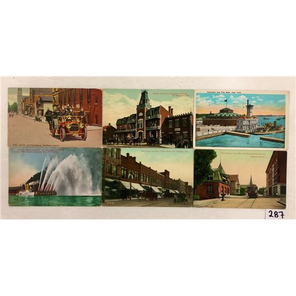 Fire & Related 55+ Postcards