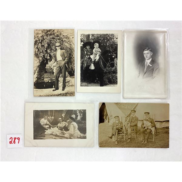Real Photo People 23 Postcards