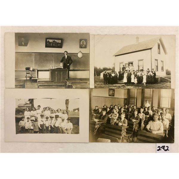 Real Photo Classes- Classrooms - Groups 55 Postcards