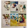Image 1 : Signed Artist Agnes Richardson Children 25 Postcards