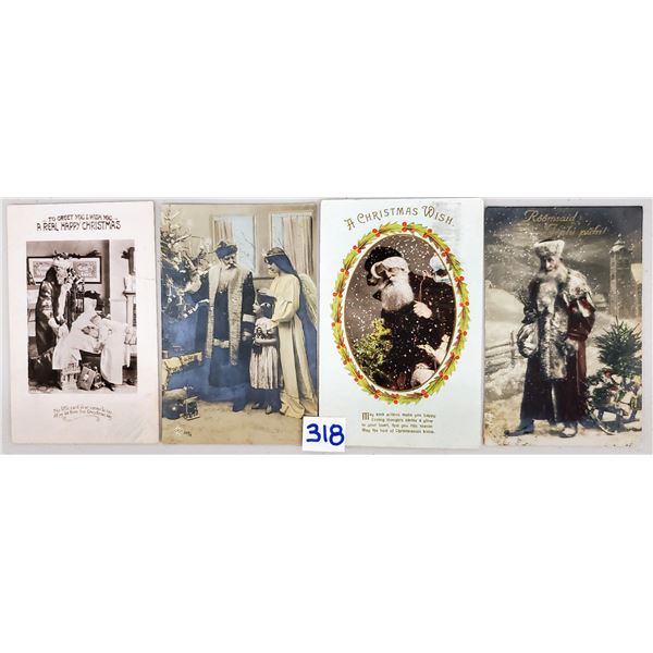 Real Photo Santa Christmas Postcards 17
