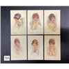 Image 1 : Signed Artist Bompard Pretty Ladies Postcards 6