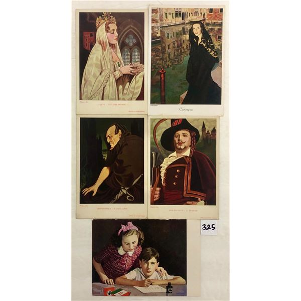 Signed Artist People Nanni 26 Postcards