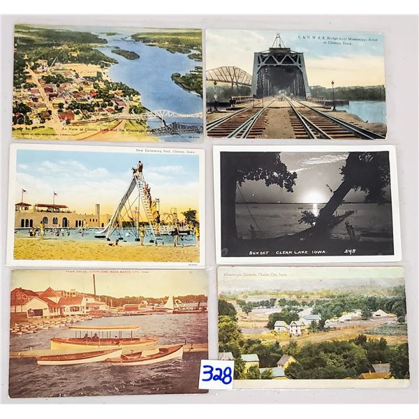 Iowa Approx. 185 Postcards