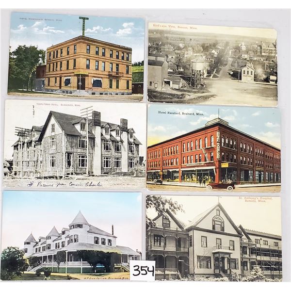 Minnesota B-C Towns 75+ Postcards