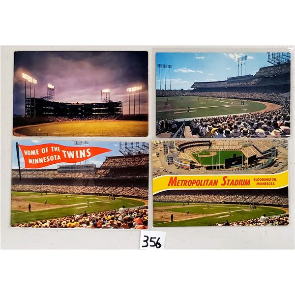 Metropolitan Stadium Baseball Stadium Postcards 9