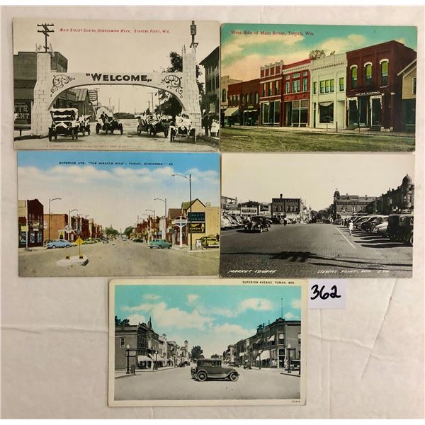 Wisconsin Main Street Postcards 25