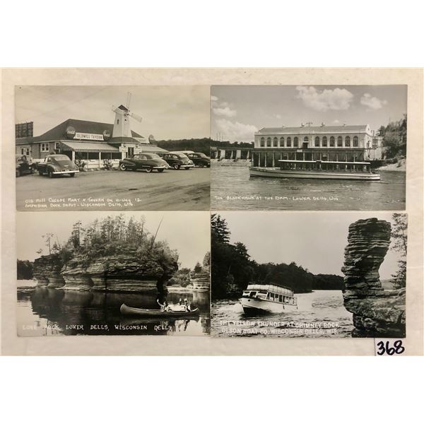 Real Photo Wisconsin Dells Postcards 40+