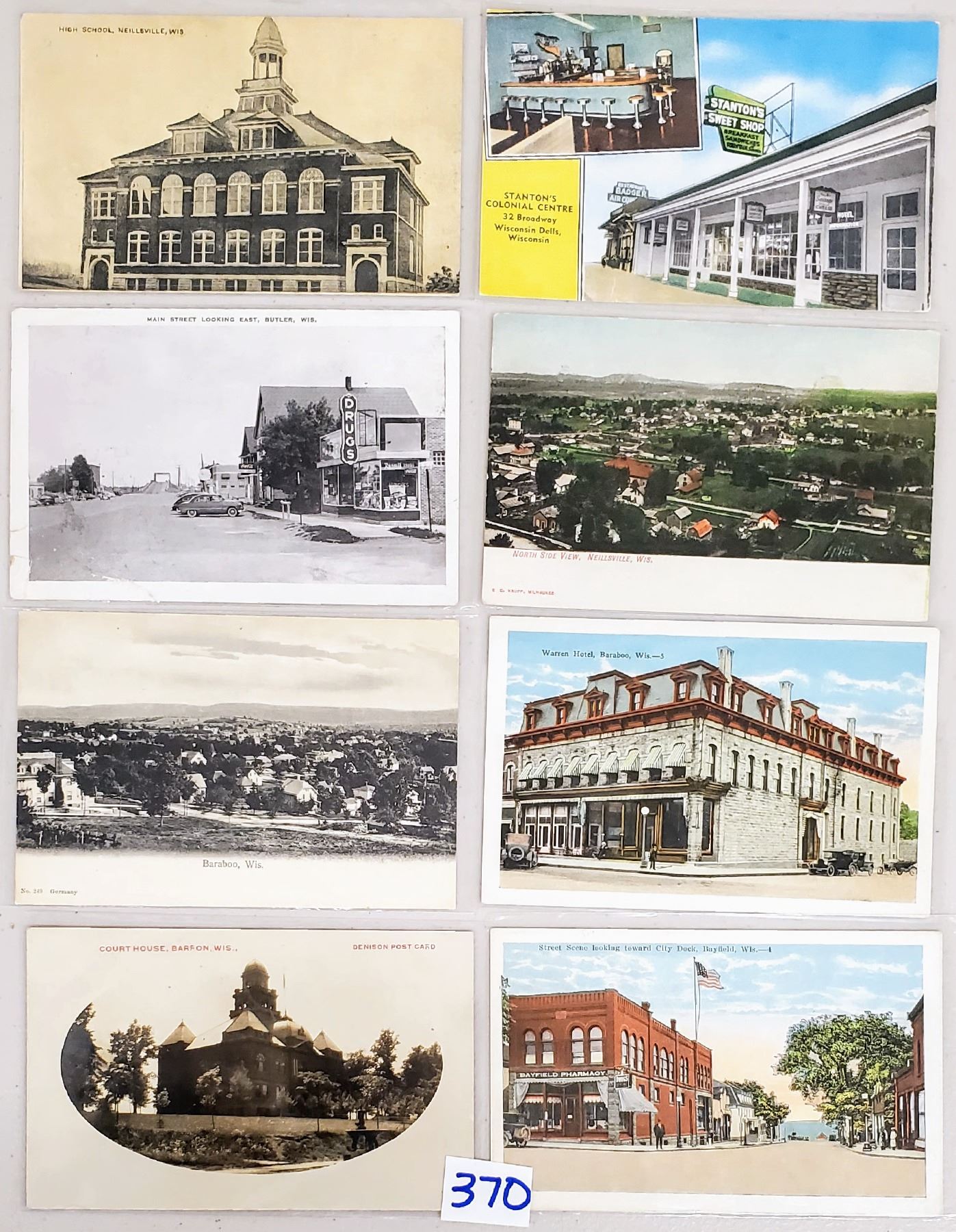 Wisconsin 150+ Postcards