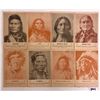 Image 1 : "Famous American Indian Series" 8 Postcards
