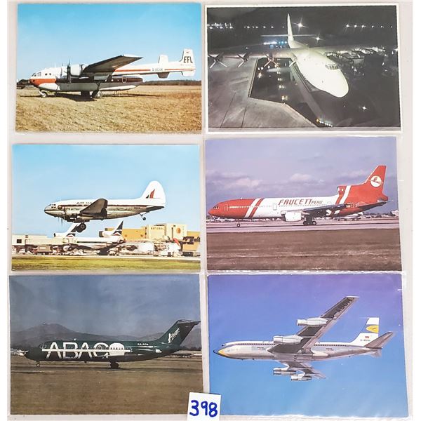 Commercial Airlines Approx. 190 Postcards