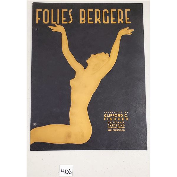 Ephemera - Folies Bergere - Clifford C. Fischer Come to Treasure Island