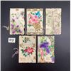 Image 1 : Ephemera - 5 Holiday Greeting Die Cut Booklets