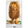 Image 1 : Novelty - Tinted Real Photo Glass Eye Lion Postcard