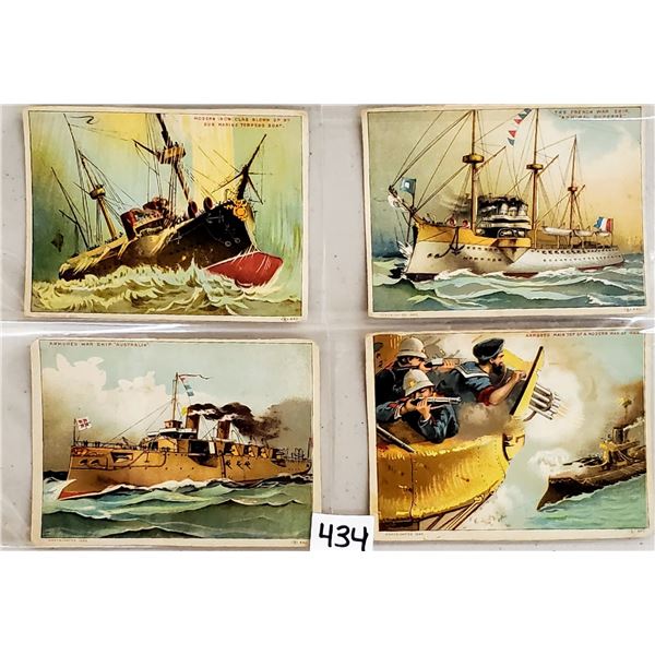 Military Ships & Battle Scenes 7 - Trade Card Like