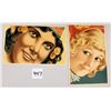 Image 2 : 4 Pretty Lady Greeting Postcards
