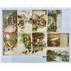 Image 2 : Set of 12 Months German Signed Artist Scenes Postcards