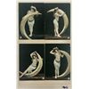 Image 1 : Group of 4 Printed Pretty Lady & Paper Moon Postcards